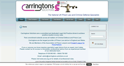 Desktop Screenshot of carringtons-solicitors.co.uk